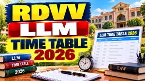RDVV LLM Time Table 2026 Out - Check 4th Semester Exam Date Online @ rdunijbpin.org RDVV LLM Time Table 2026 Out - Check 4th Semester Exam Date Online @ rdunijbpin.org