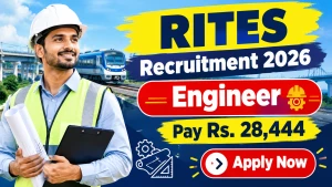 RITES Engineer Recruitment 2026 - Apply Online