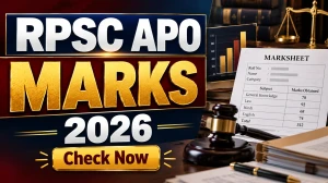 RPSC APO Marks 2026 Out - Check Assistant Prosecution Officer Prelims Marks