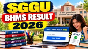 SGGU BHMS Old Course Result 2026 Out - Check 4th Year Result Online @ sgguerp.in SGGU BHMS Old Course Result 2026 Out - Check 4th Year Result Online @ sgguerp.in