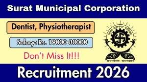 SMC Recruitment 2025 – Apply Online for Dentist, Physiotherapist Posts
