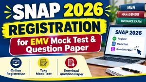 SNAP 2026 EMV Mock Test & Question Paper Registration - Apply by October 5 @ snap2026.ishinfosys.com
