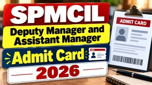 SPMCIL Admit Card 2026 Out - Download Deputy Manager and Assistant Manager Hall Ticket SPMCIL Admit Card 2026 Out - Download Deputy Manager and Assistant Manager Hall Ticket