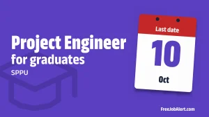 SPPU Recruitment 2026 – Apply Online for 2 Project Engineer & Project Assistant Posts SPPU Recruitment 2026 – Apply Online for 2 Project Engineer & Project Assistant Posts