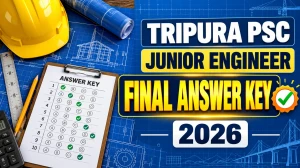 Tripura PSC Junior Engineer Final Answer Key 2026 Out - Download Grade-I and Grade-II Civil Engineering