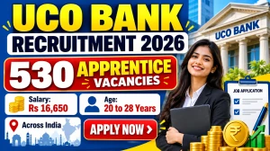 UCO Bank Apprentice Recruitment 2026 Notification Out - Apply Online for 530 Posts