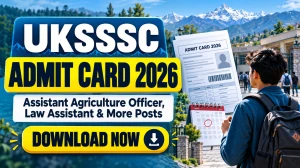 UKSSSC Admit Card 2026 Released - Download AAO, Fodder Assistant, Artist & Other Hall Tickets