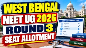 West Bengal NEET UG 2026 Round 3 Seat Allotment Result on October 8 West Bengal NEET UG 2026 Round 3 Seat Allotment Result on October 8