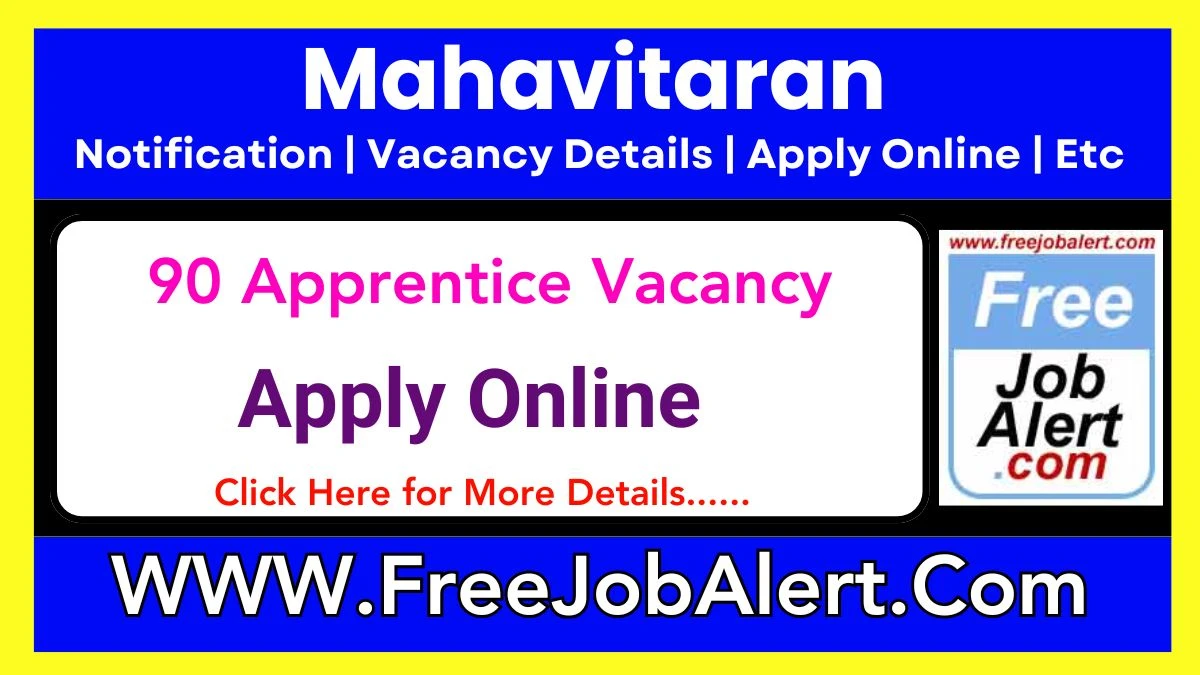 Mahavitaran Apprentice Recruitment 2025 – Apply Online for 90 Posts