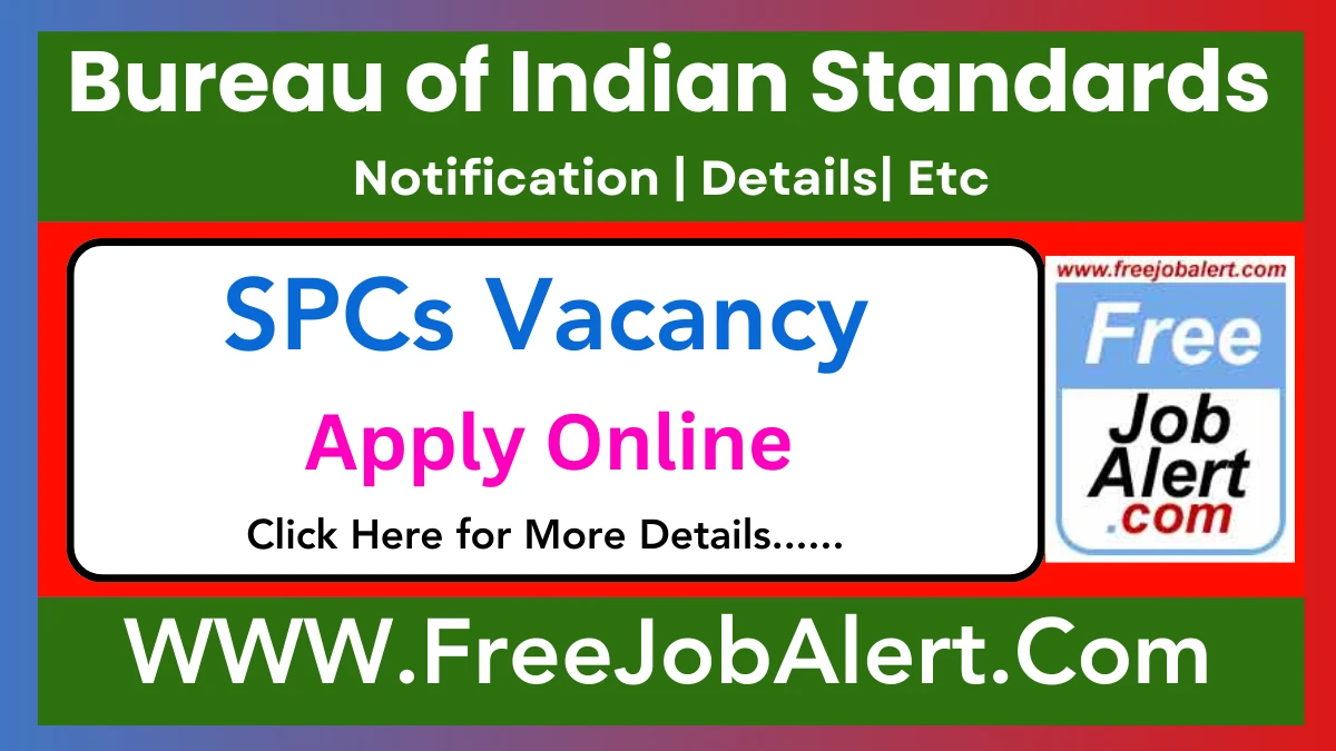 BIS Standard Promotion Consultant Recruitment 2025 – Apply Online