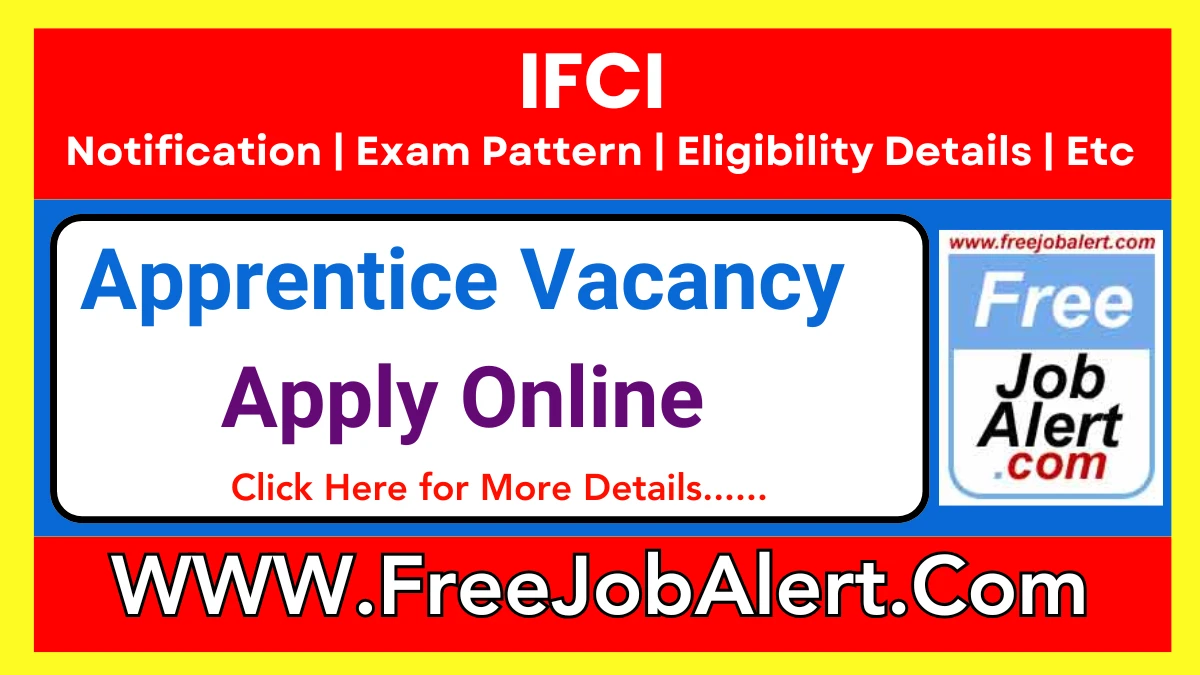 IFCI Apprentice Recruitment 2025 – Apply Online