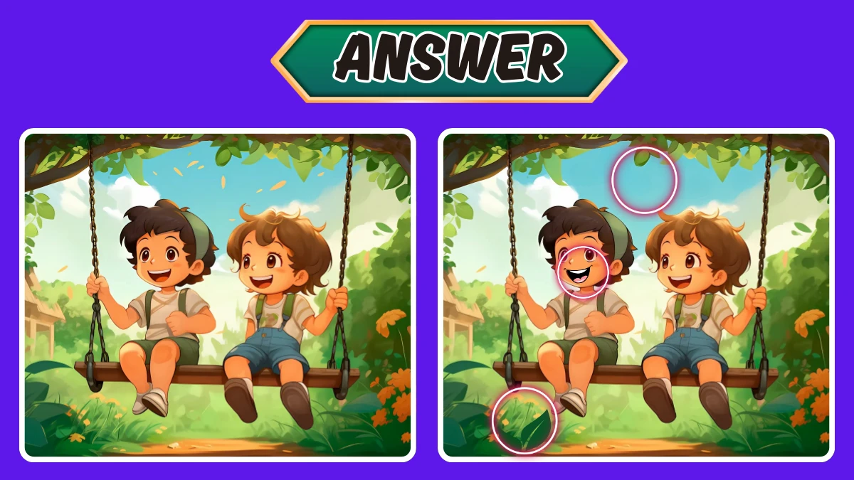 Optical Illusion 10 Seconds Challenge: Only Eagle Eyes Can spot the 3 Differences in this Image