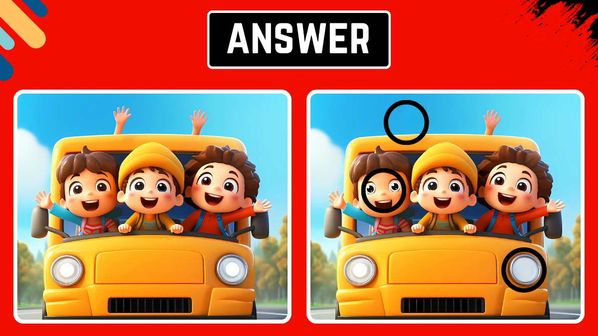 Optical Illusion 12 Seconds Challenge: Only Sharp Eyes Can spot the 3 Differences in this Image