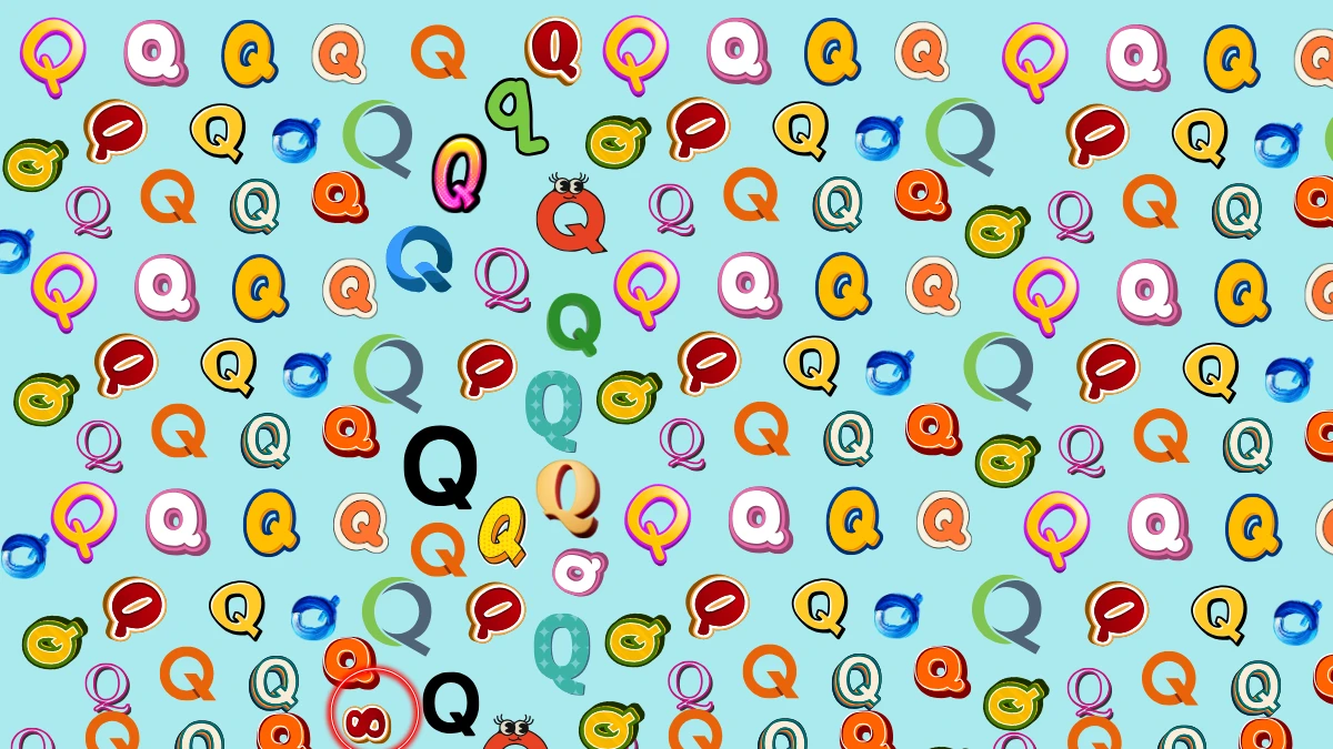 Observation Find it Out: Within 5 Seconds Spot The Number 8 among Q
