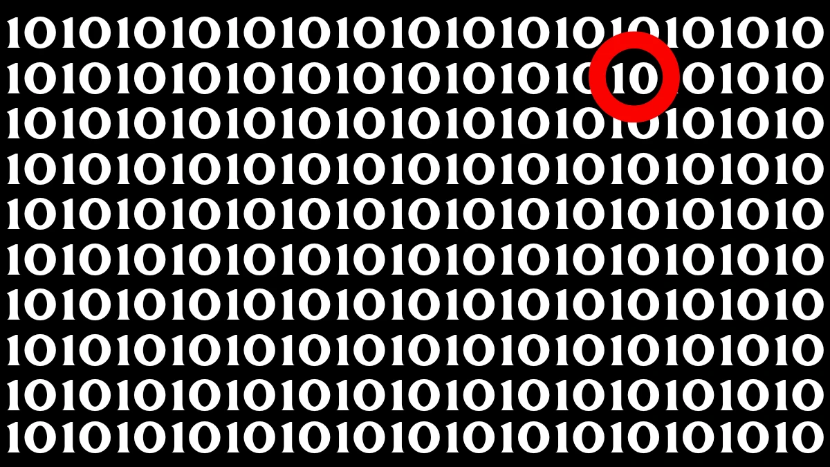 Observation Skills Test: Within 5 Seconds Spot The Number 10 among 1O