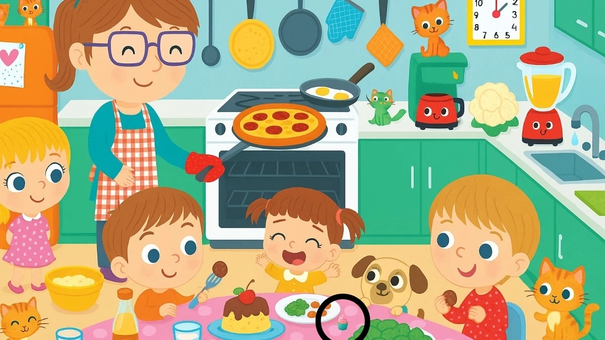 Brain Teaser 5 Secs Challenge: Can you find the Hidden Cupcake in this Image