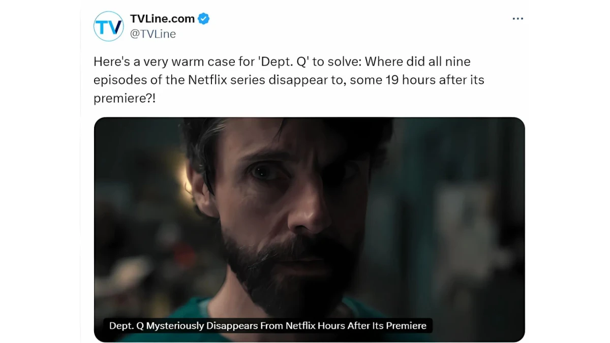 Dept Q Disappeared From Netflix, What Happened to Dept Q on Netflix?