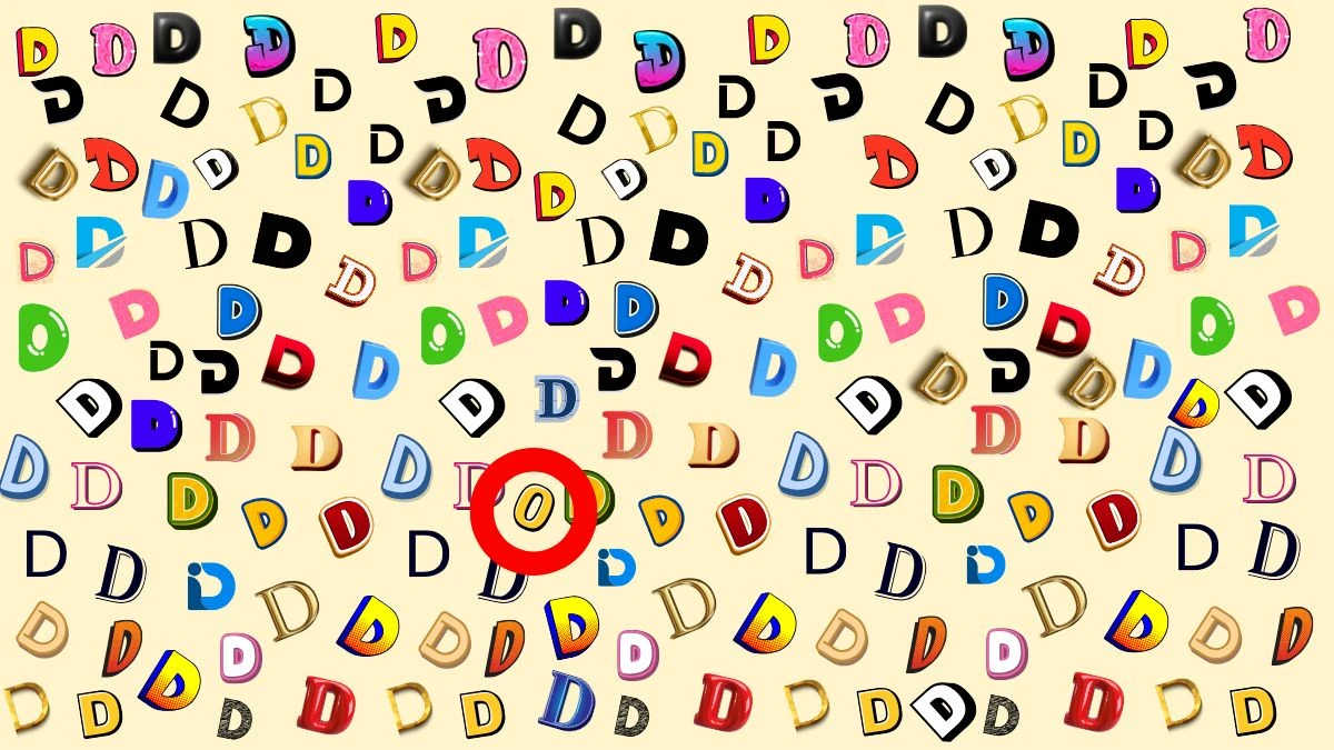 Observation Find it Out: Within 5 Seconds Spot The Number 0 among D