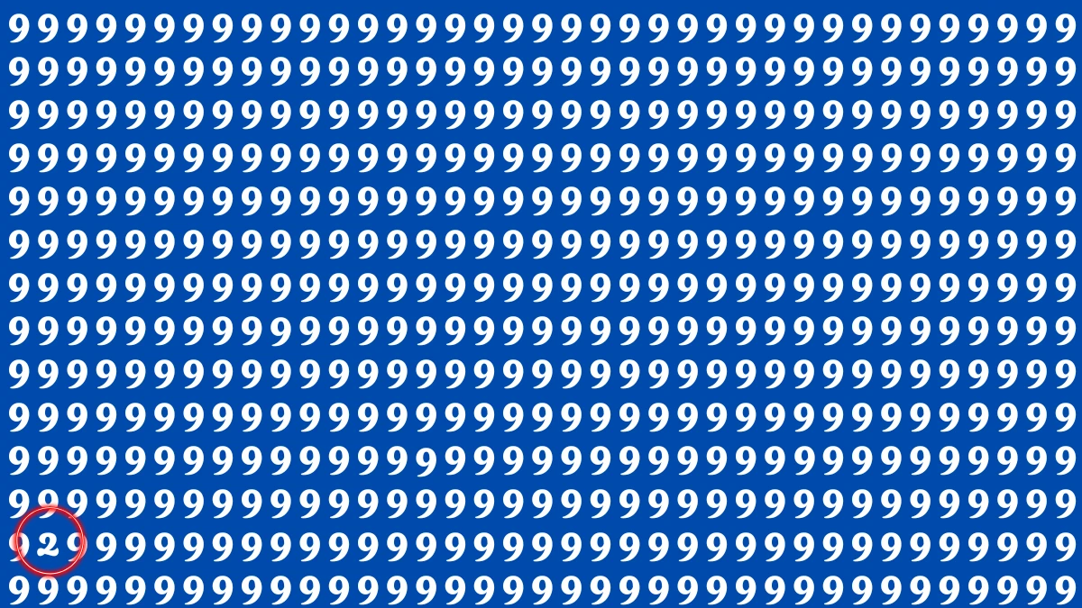 Optical Illusion IQ Test: Are You A Genius? Within 7 Seconds Spot The Number 2 among 9