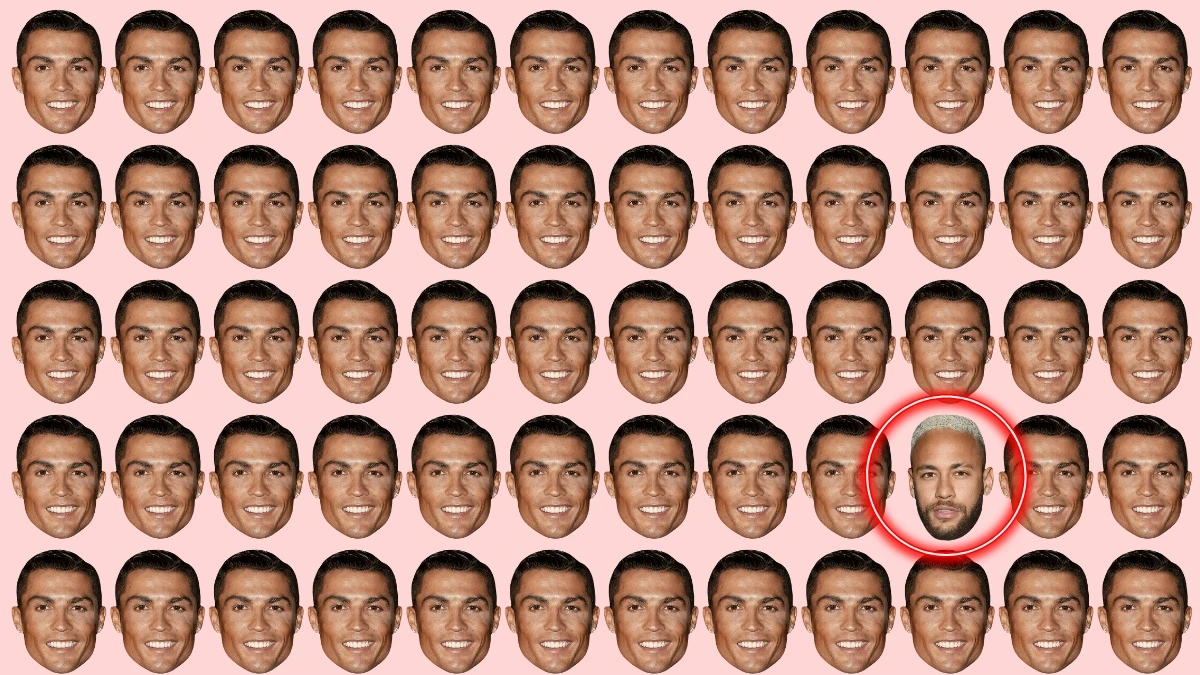 Optical Illusion: Only Real Football Fans Can Find the Neymar Face in 6 Secs