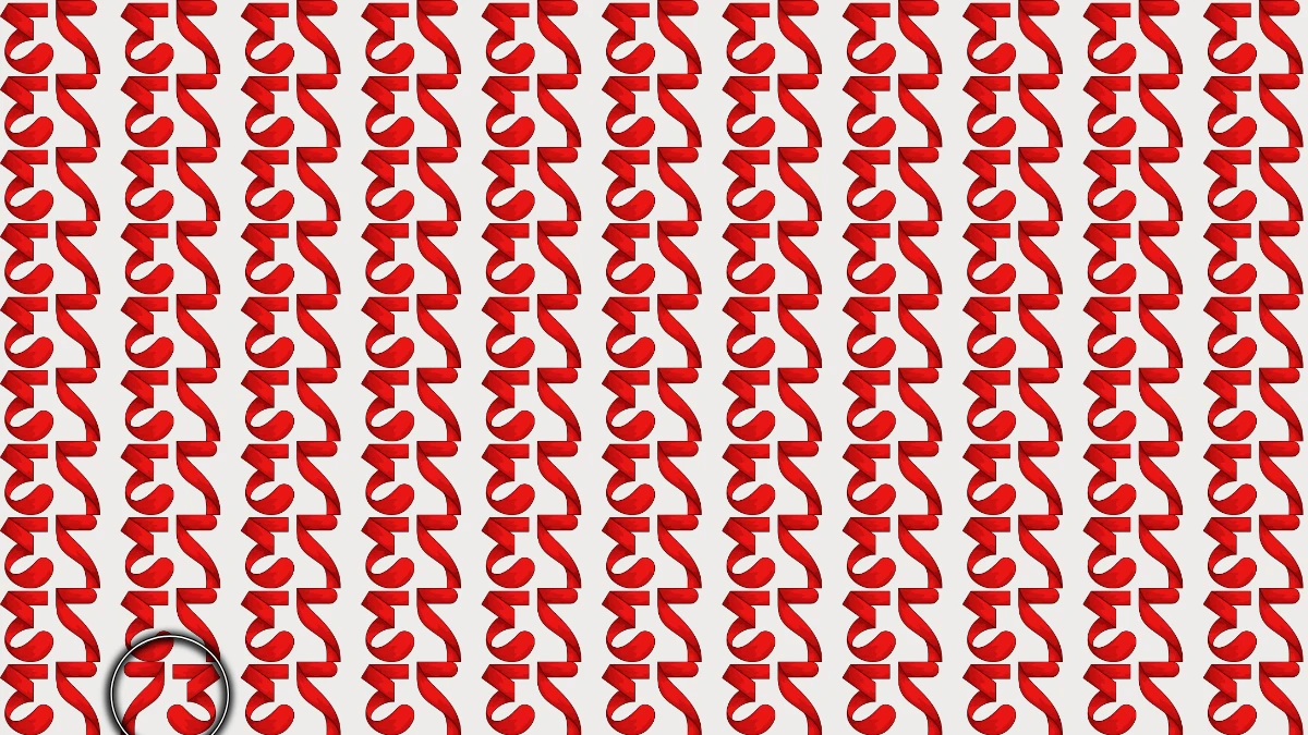 Optical Illusion: Within 6 Seconds Spot The Number 73 among Inverted 73