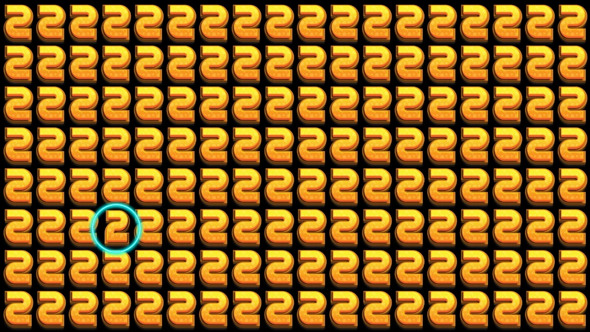 Optical Illusion: Within 7 Seconds Spot The Number 2 among Inverted S
