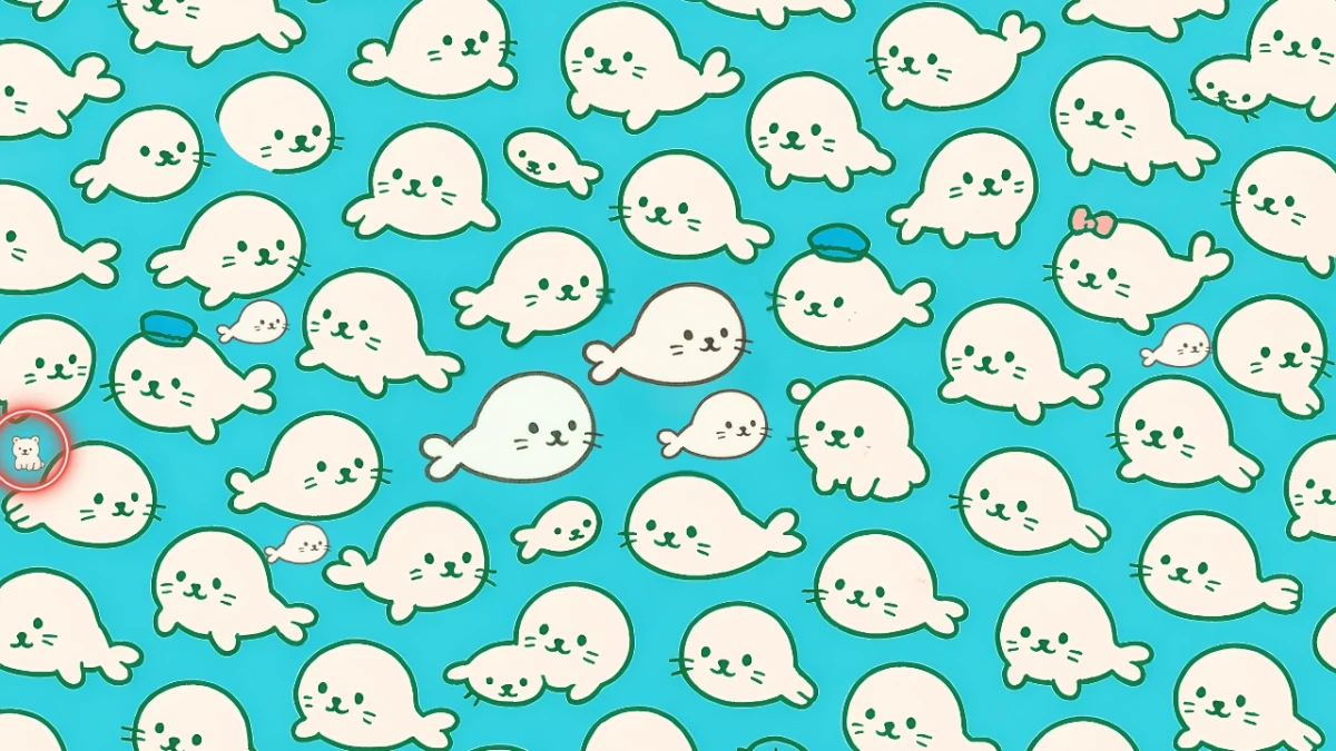 Brain Teaser 5 Secs Challenge: Can You Find the Hidden Polar Bear Among Seal