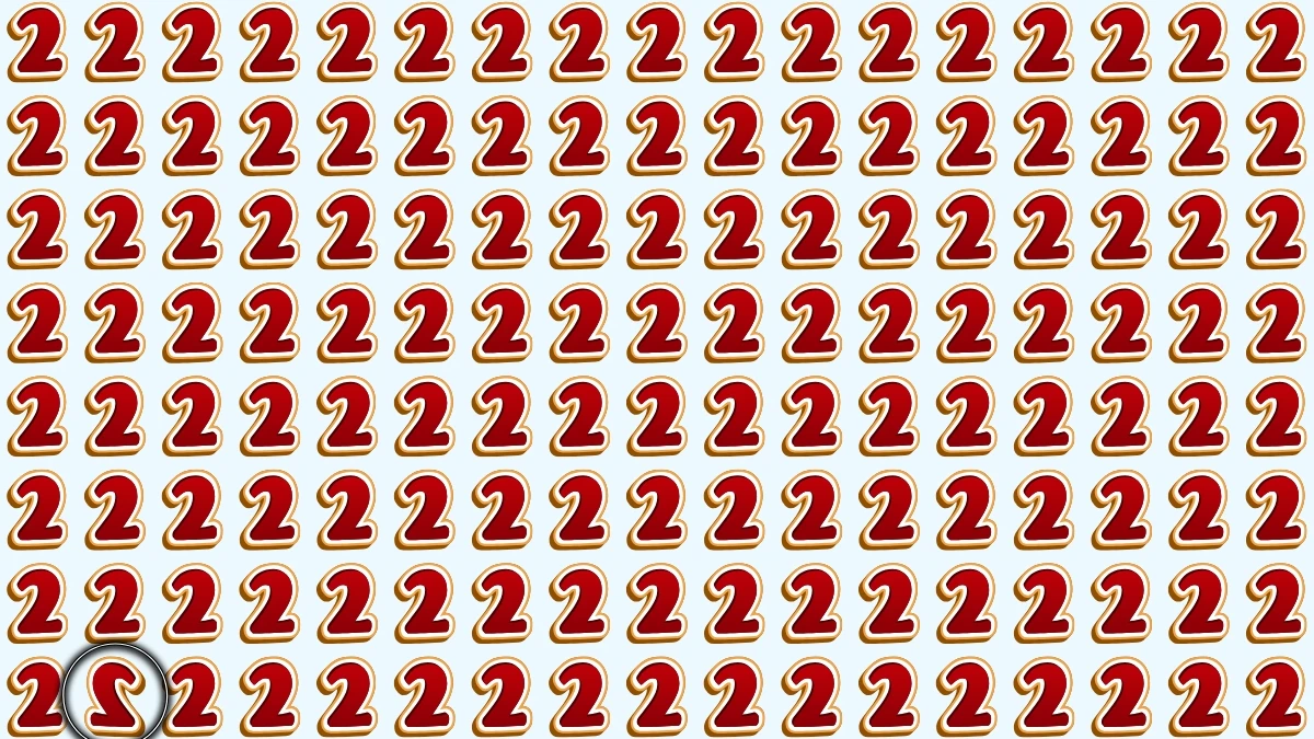 Observation Skills Test: Within 5 Seconds Spot The Inverted 2 among 2