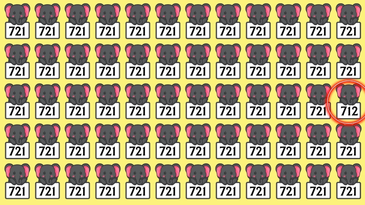 Optical Illusion 7 Seconds Challenge: Only People with Eagle Eyes Can spot the Number 712