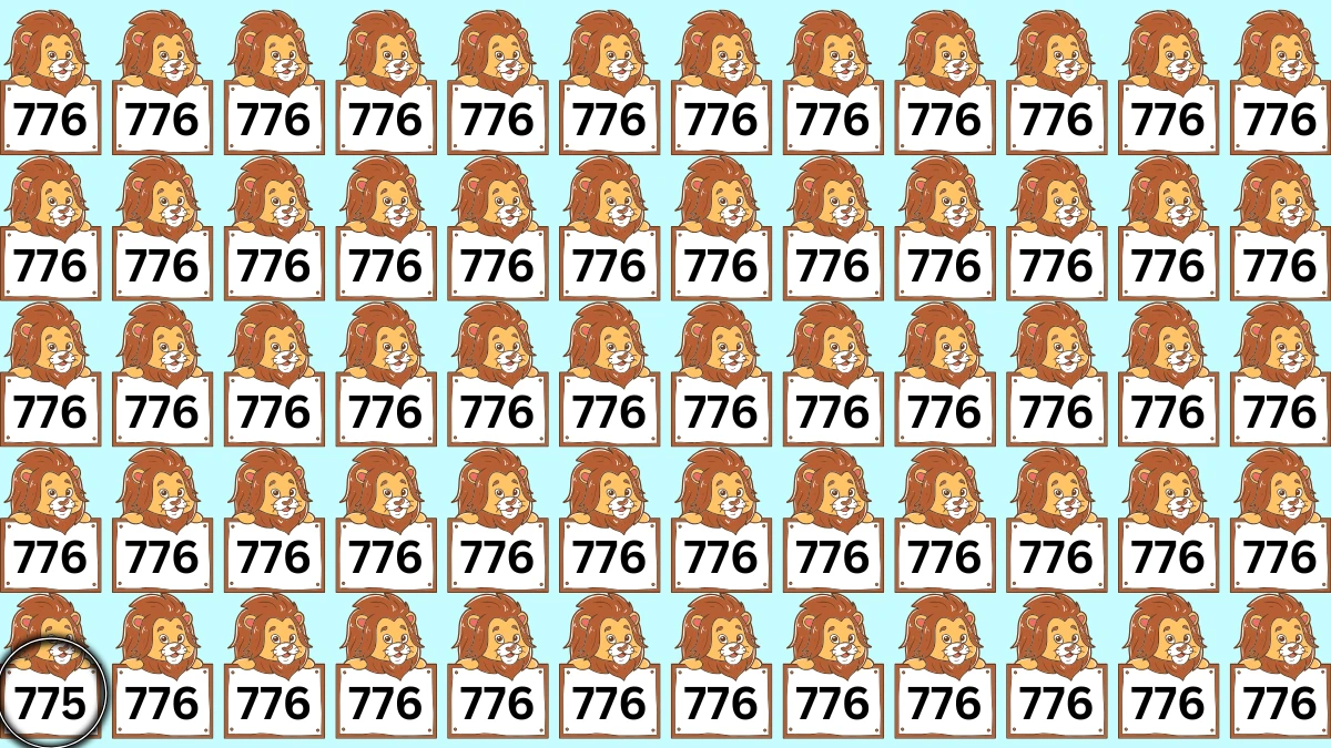 Optical Illusion 7 Seconds Challenge: Only People with Eagle Eyes Can spot the Number 775