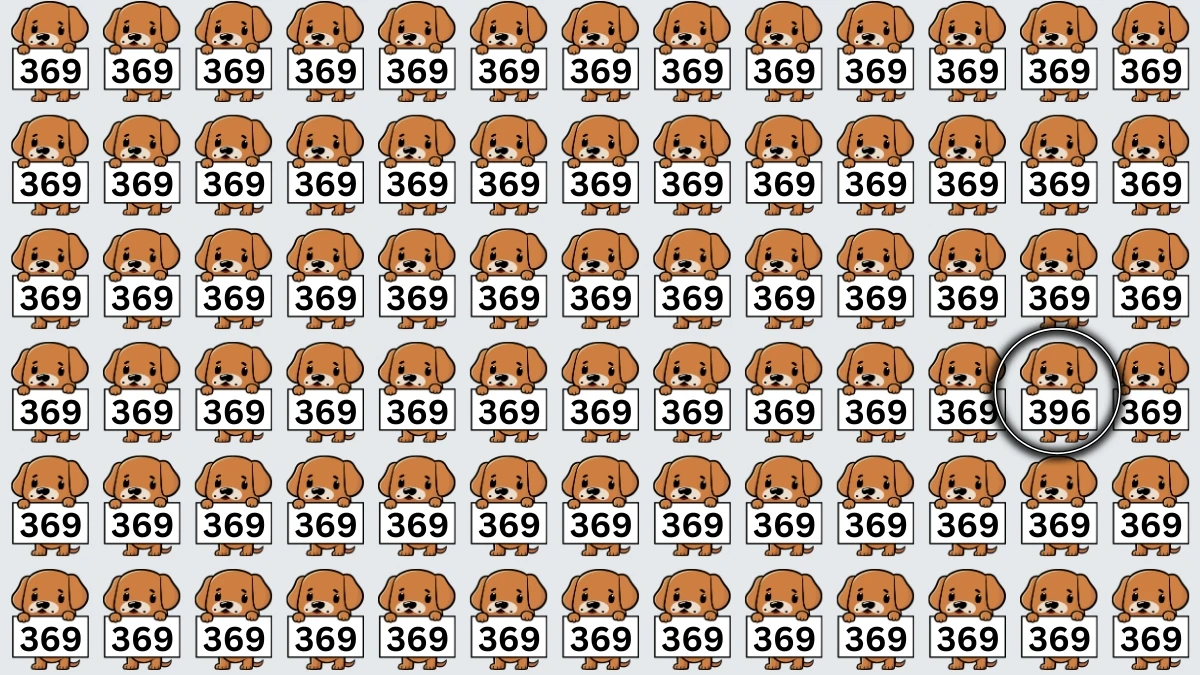 Optical Illusion 8 Seconds Challenge: Only People with Eagle Eyes Can spot the Number 396