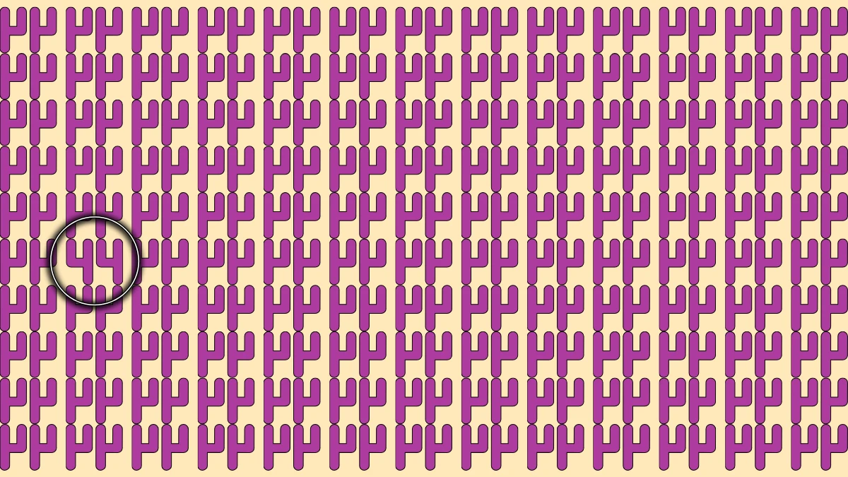 Optical Illusion: Within 6 Seconds Spot The Number 44 among Inverted 44