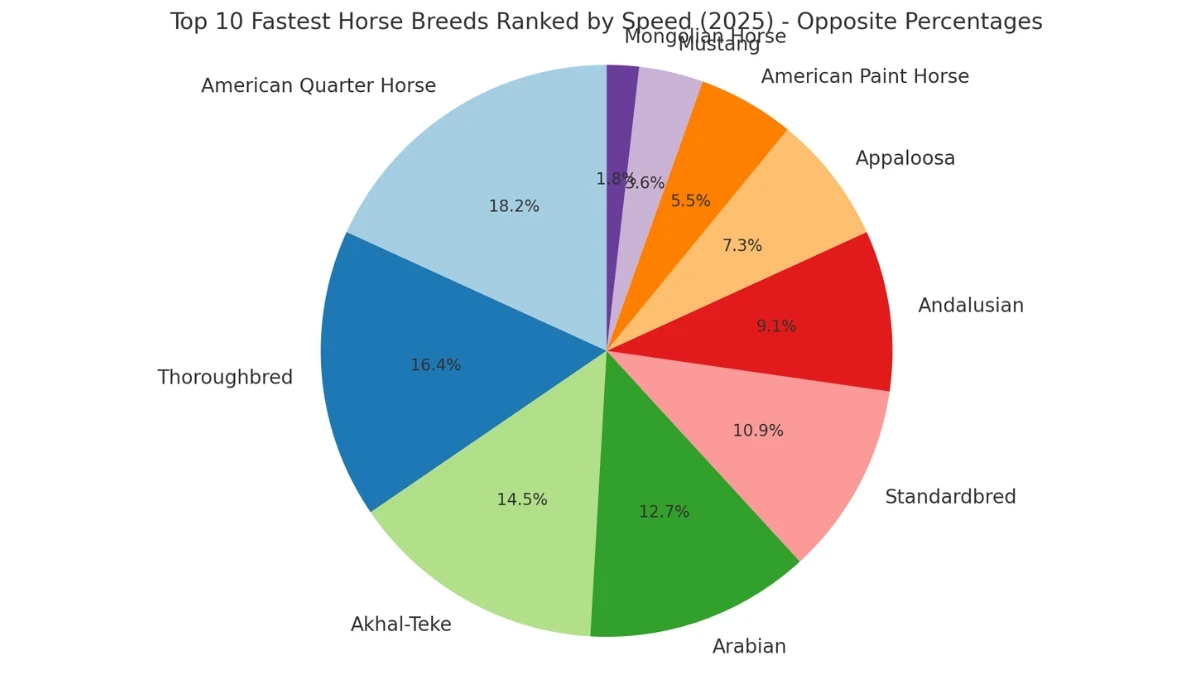 Top 10 Fastest Horse Breed in the World in 2025