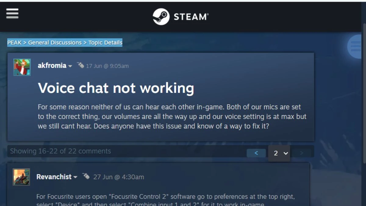 Peak Voice Chat Not Working How To Fix Peak Voice Chat Not Working?