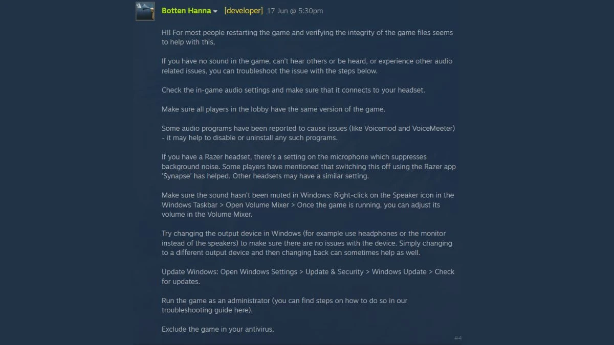Peak Voice Chat Not Working How To Fix Peak Voice Chat Not Working?
