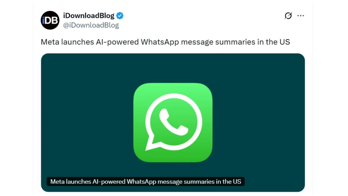 WhatsApp Unveils AI Chat Summarizer: All Your Chats Summed Up in Seconds! How it works