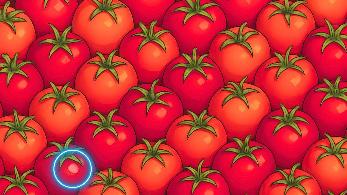 Brain Teaser 5 Secs Challenge: Can you find the Hidden Strawberry among Tomatoes