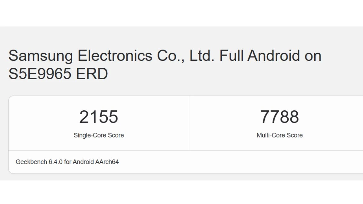 Samsung's Exynos 2600 SoC Listed on Geekbench: A Glimpse into Future Flagship Performance