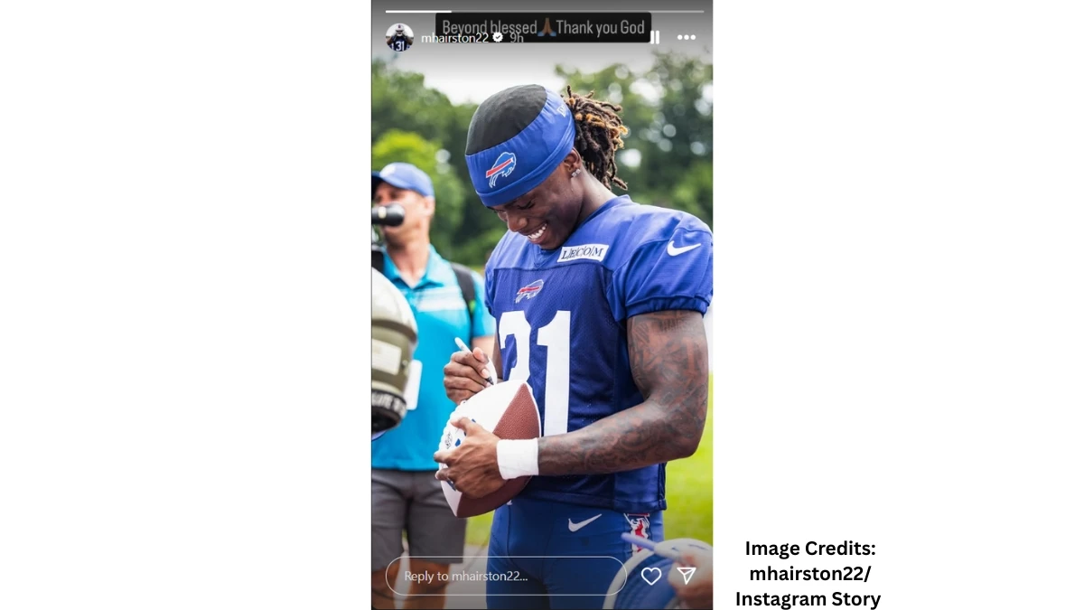 Max Hairston Injury Update: Bills Rookie Leaves Practice With Knee Concern