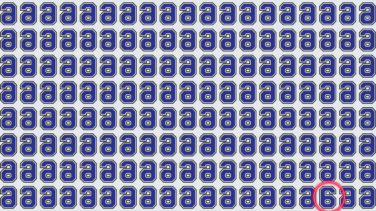 Observation Skills Test: Within 6 Seconds Spot The Number 6 among Inverted 6