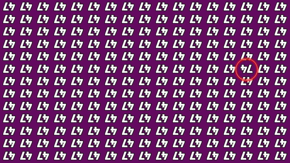 Optical Illusion IQ Test: Are You A Genius? Within 7 Seconds Spot The Inverted 74 among Inverted 47s