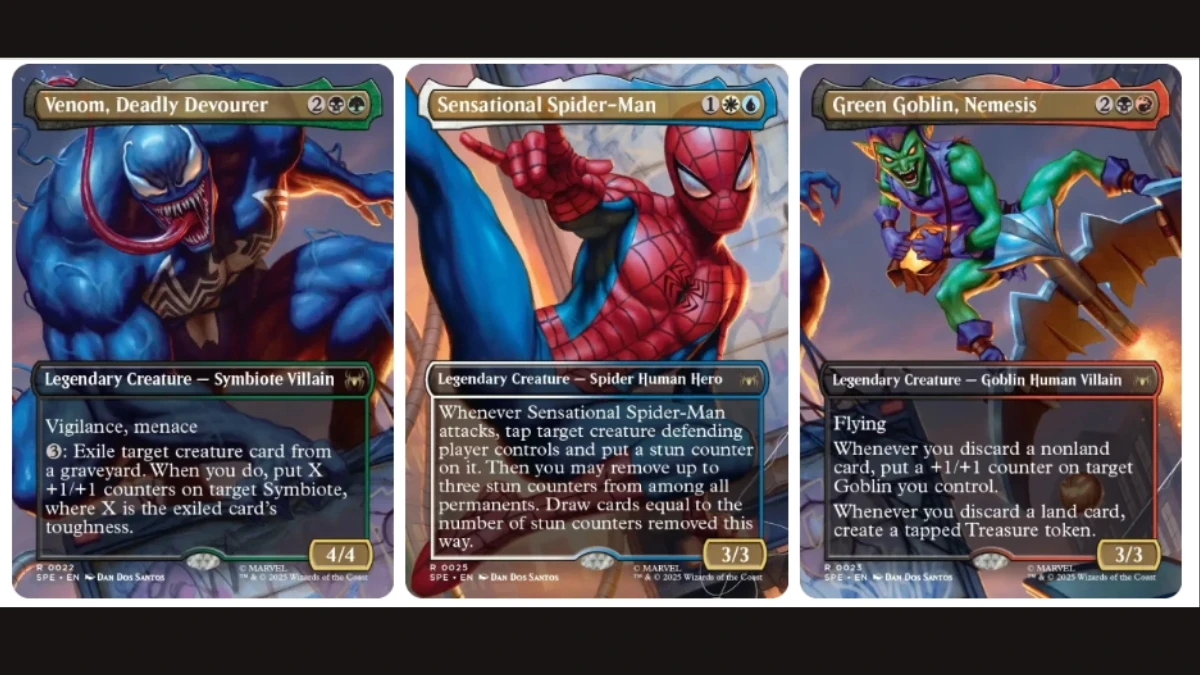 Marvel Spider-Man MTG Spoilers: 5 New Cards Revealed in Magic: The Gathering Crossover