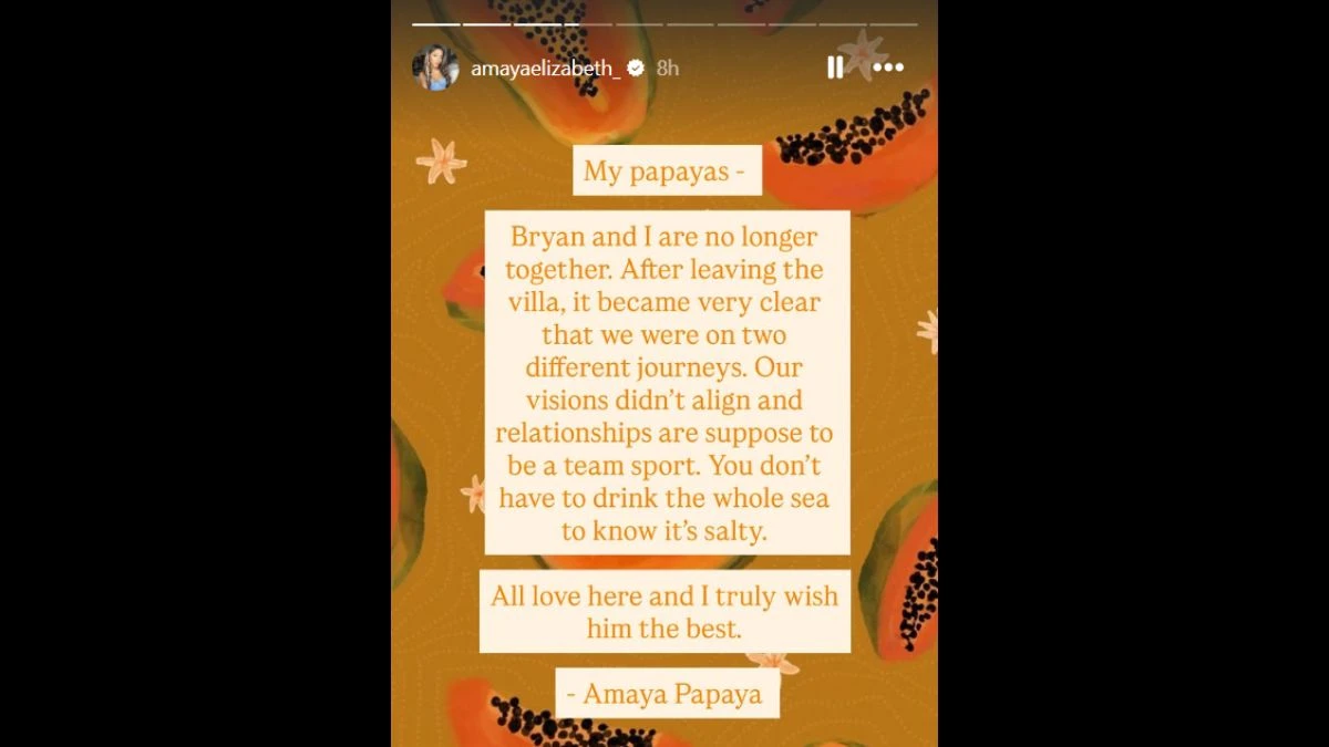 Is Amaya and Bryan Still Together from Love Island USA Season 7? What Happened With Amaya and Bryan? Why did Amaya Espinal, Bryan Arenales Break Up?