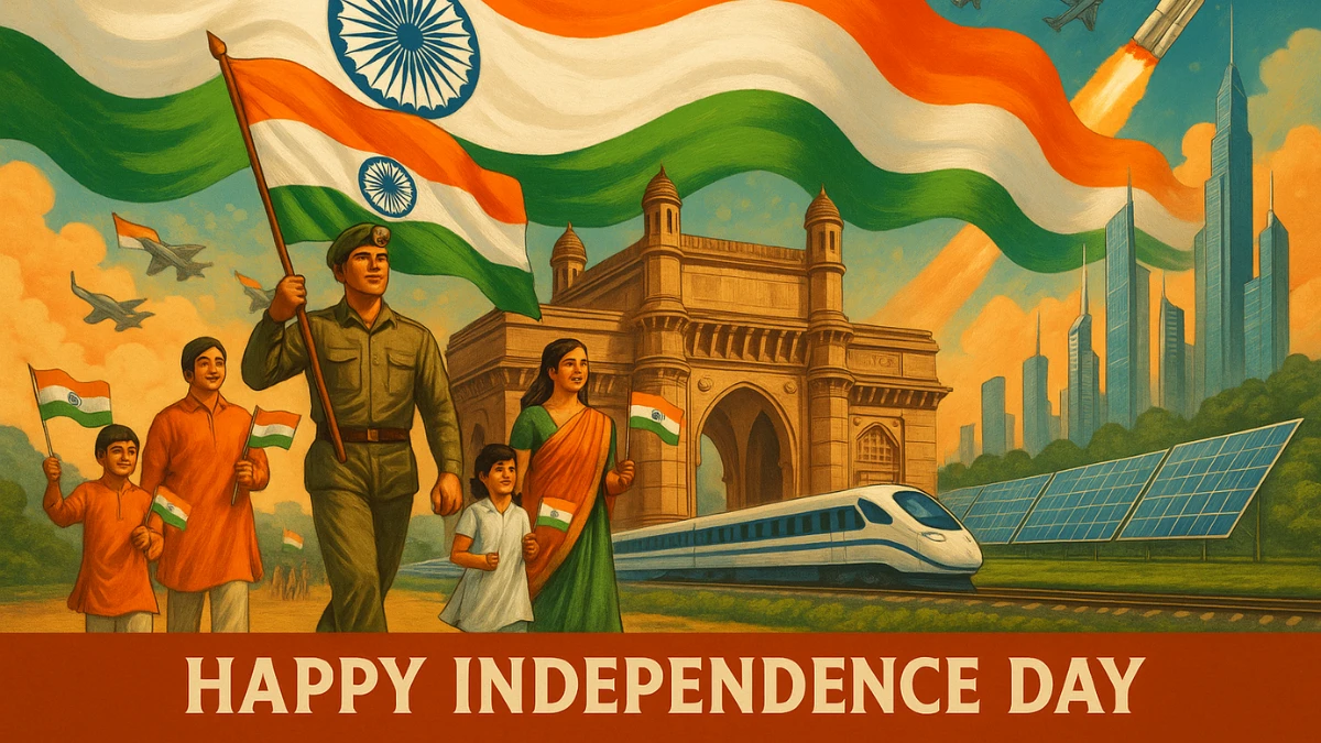 Happy Independence Day 2025 Wishes from FreeJobAlert! Wishes, Images, Quotes, Messages and More