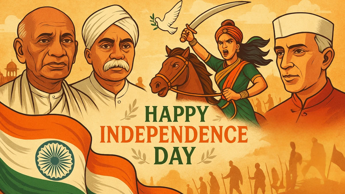 Happy Independence Day 2025 Wishes from FreeJobAlert! Wishes, Images, Quotes, Messages and More