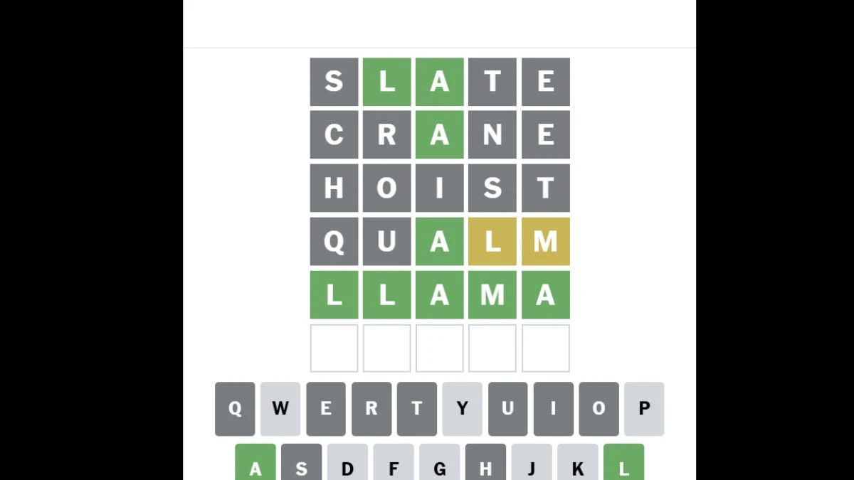 Today's Wordle Hint and Answer for August 20, 2025