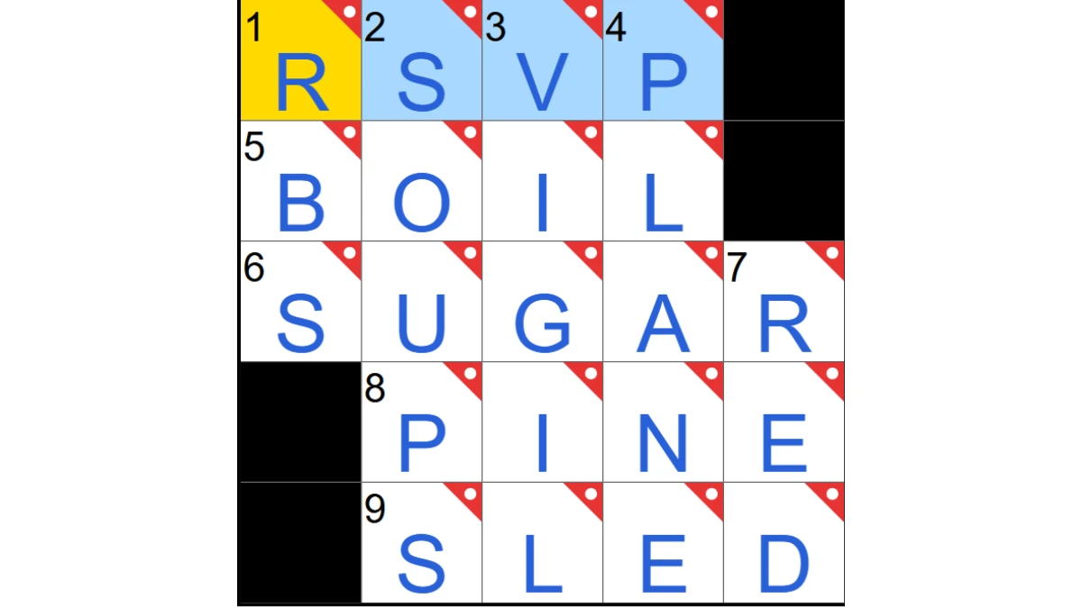 Candlelight ___ NYT Crossword Clue