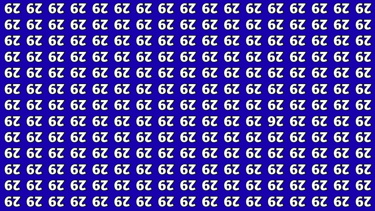 Optical Illusion IQ Test: Are You A Genius? Within 6 Seconds Spot The Inverted 26 among Inverted 29s