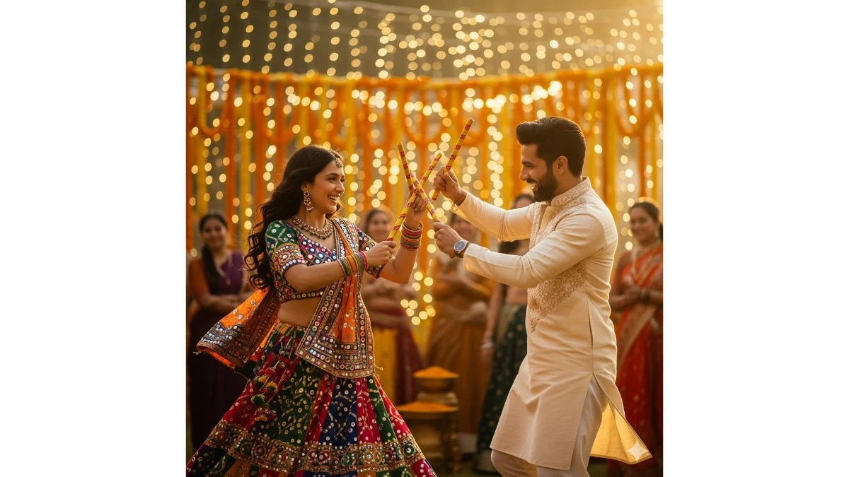 10 Best Navratri Couple Gemini AI Photo Editor Prompts Copy Paste: Create Stunning Dandiya Photos for Couples in Seconds