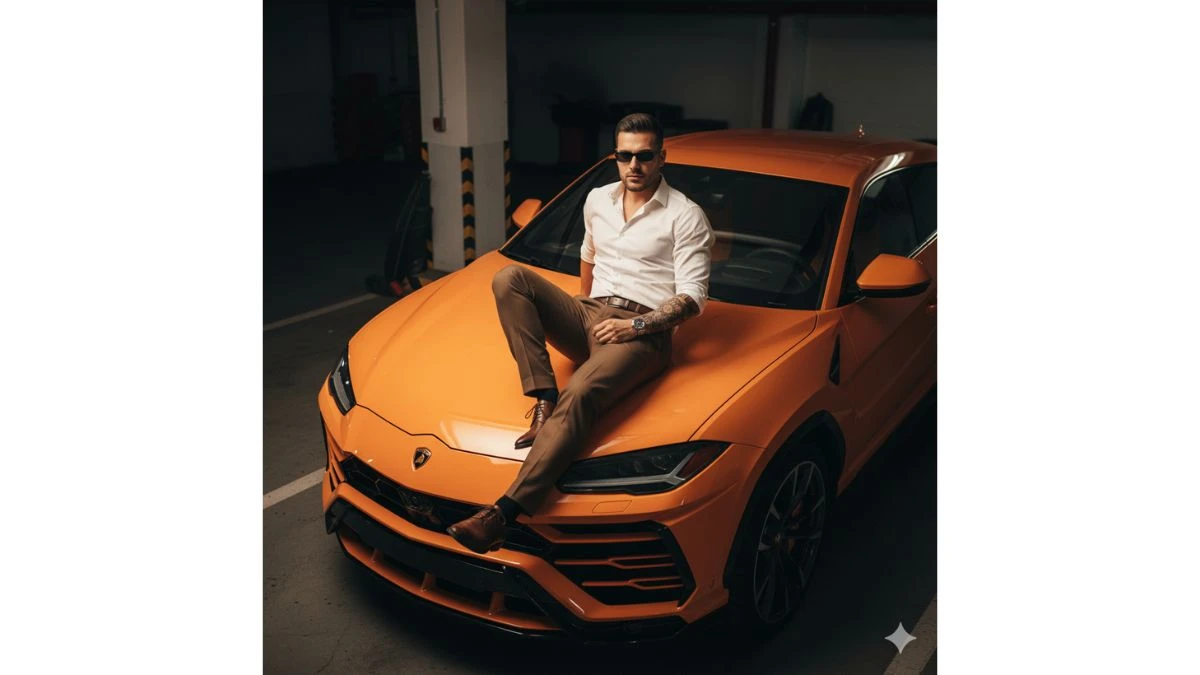 10 Gemini AI Photo Editor Prompts Copy Paste For Men with Cars
